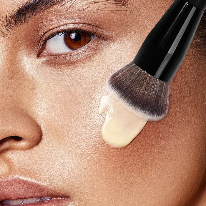 Image de Pinceau de maquillage - Maange - Pinceau unique - Vegan - Cruelty-free - Noir - Unbranded