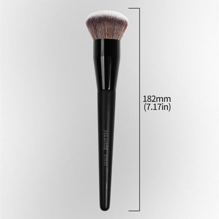 Image de Pinceau de maquillage - Maange - Pinceau unique - Vegan - Cruelty-free - Noir - Unbranded