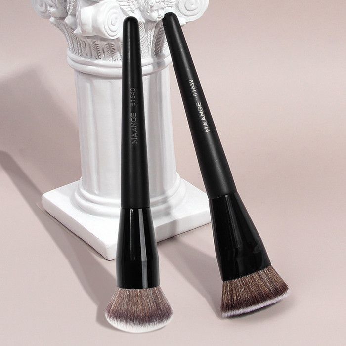 Image de Pinceaux de maquillage - Maange - 2pcs - Poils synthétiques doux - Boîte incluse - Application polyvalente - Unbranded