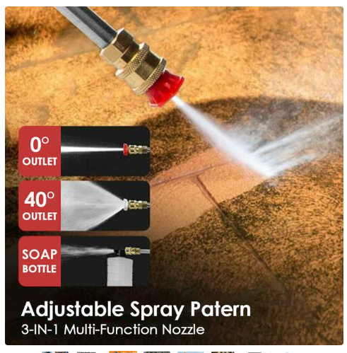 Image de Pistolet de Lavage Haute Pression Portable Auto sans Fil 48V