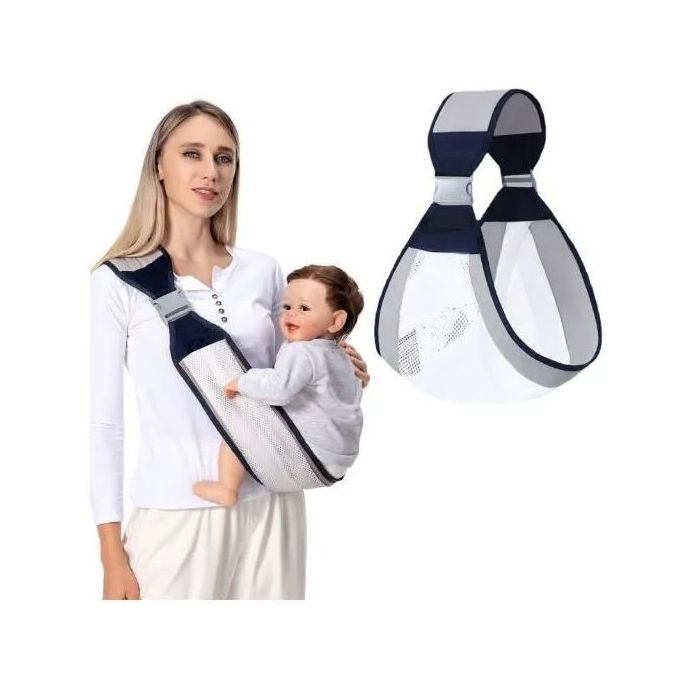 Image de Porte-Bébé Ergonomique Sangle Pour Bébé Réglable Écharpe De Portage Bébé Respirante - Unbranded