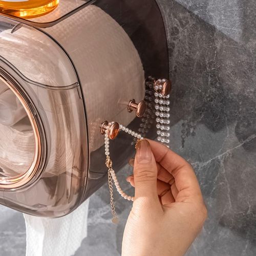 Image de Porte-mouchoirs mural – Design moderne en forme de caméra pour un rangement optimisé - Unbranded