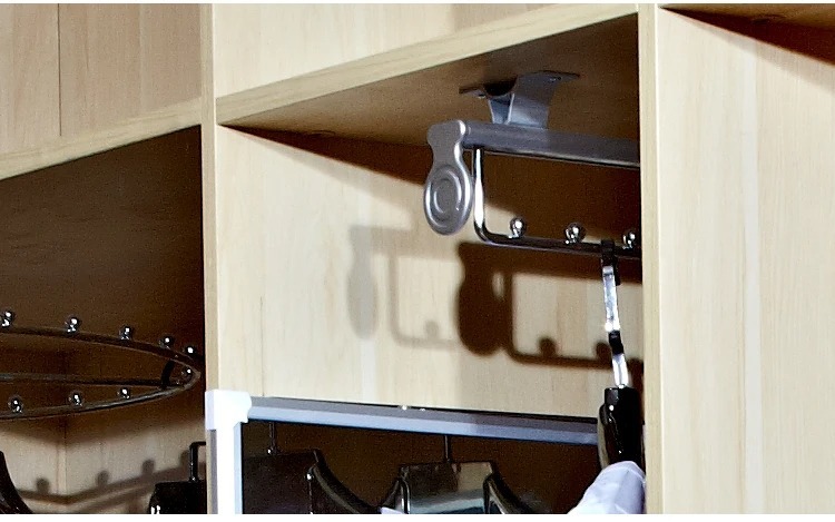 Image de Porte-Vêtements Mobile - Vous économisez de l'espace avec la tringle coulissante - Unbranded