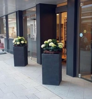 Image de Pot de Fleurs en Fibre de Verre – Robuste & Moderne - Unbranded