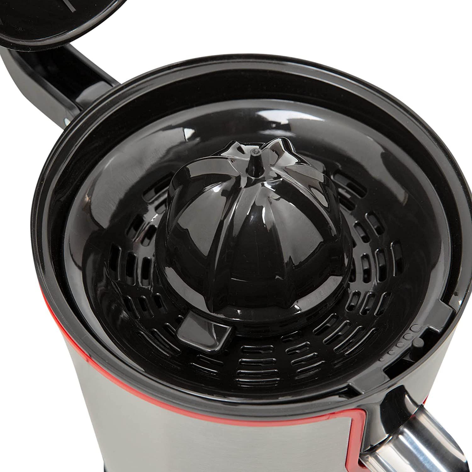 Image de Presse-agrumes Électrique SUZANDECO A Poignée Electric INOXYDABLE + 2 cônes Semi-Professionnel - Unbranded