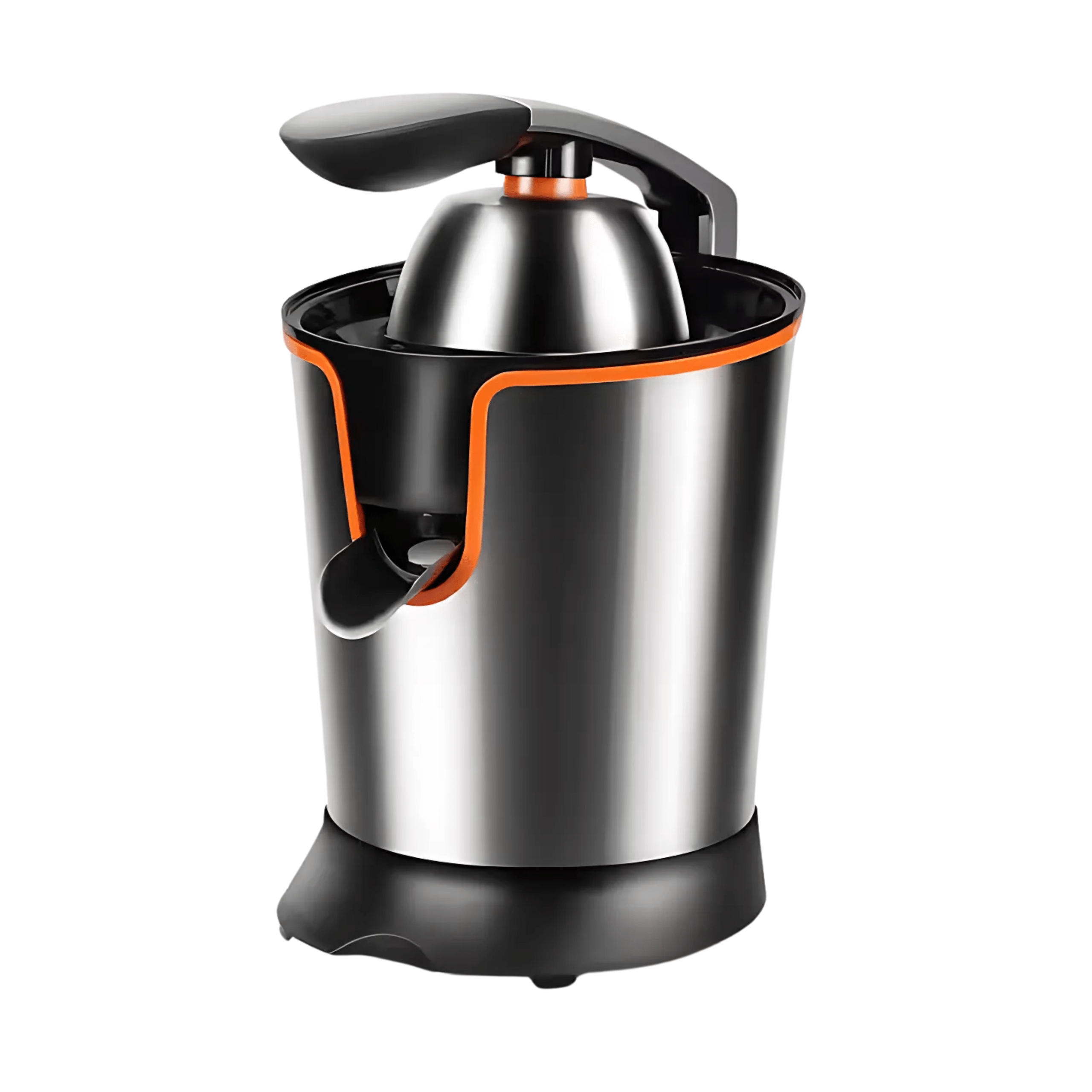 Image de Presse-agrumes Électrique SUZANDECO A Poignée Electric INOXYDABLE + 2 cônes Semi-Professionnel - Unbranded