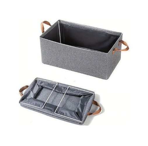 Image de Rangement pliable pour vêtements  Gris - 46/28/20cm - Optimise l'espace - Unbranded