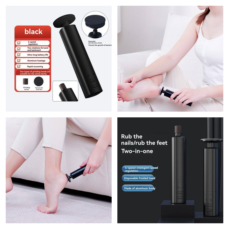 Image de Râpe Électrique Professionnelle pour Pieds – Talons Doux en Quelques Minutes - Unbranded