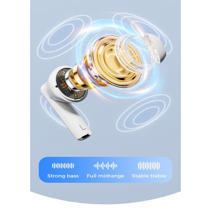 Image de Realfit F2 Pro ANC suppression Active du bruit Bluetooth couleur Rose - Unbranded