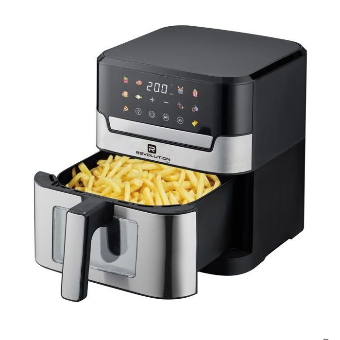 Image de REVOLUTION Air Fryer Digital 8L – Friteuse sans Huile 1800W – 60 Mins – 220-240V - Unbranded