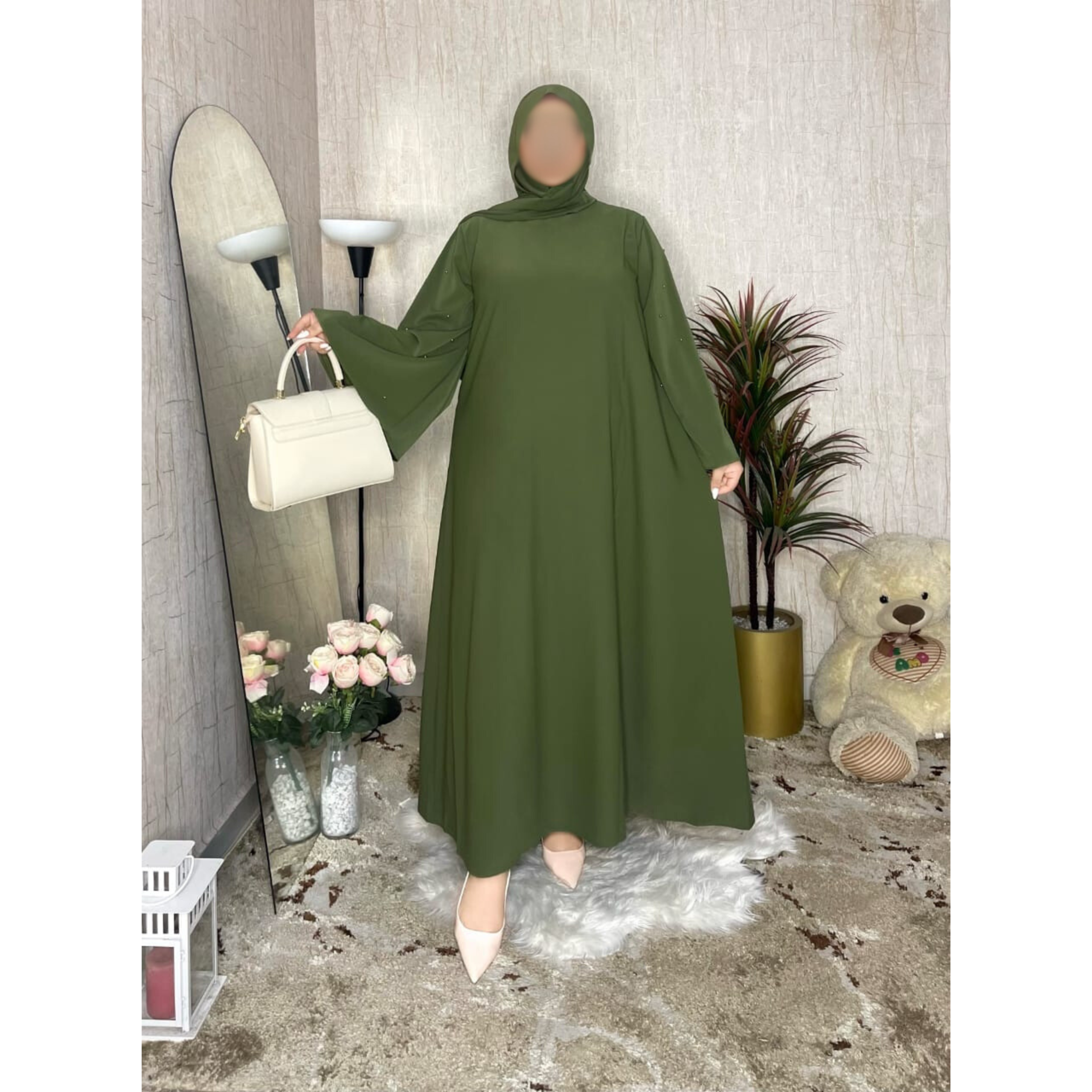 Image de Robe Abaya Élégante avec Design Moderne - Unbranded