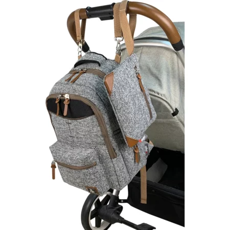 Sac à dos maman + mini sac + attache poussette- Stylo
