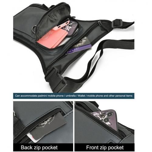 Image de Sac de jambe, sac de sport étanche, sac multifonction, course à pied, voyage - Unbranded