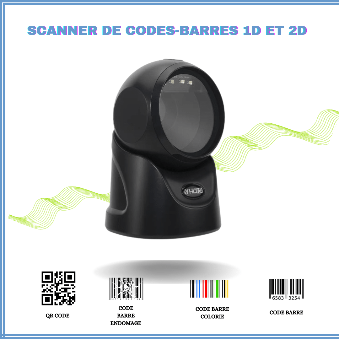 Image de Scanner codes-barres1D/ 2D Filaire - Unbranded