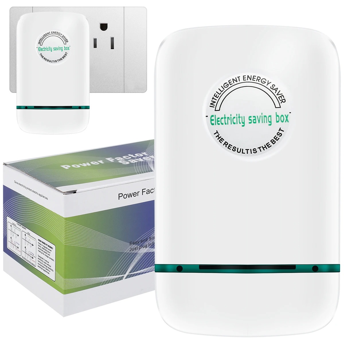 Image de Smart Power Saver - Réducteur de consommation d'énergie pour appareils - Unbranded