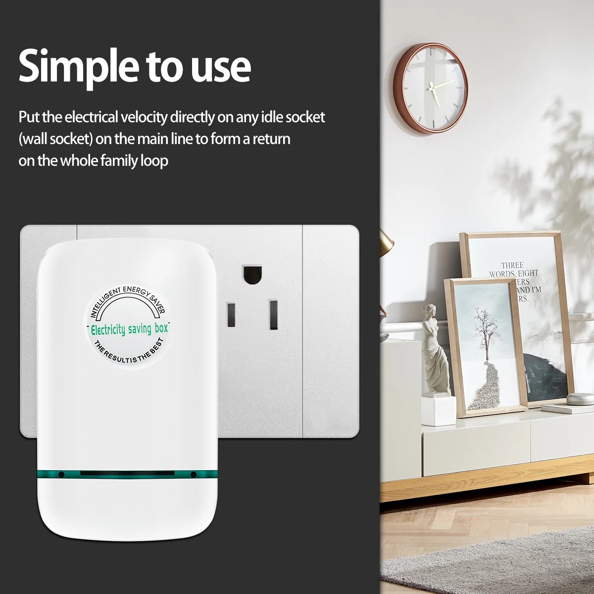 Image de Smart Power Saver - Réducteur de consommation d'énergie pour appareils - Unbranded