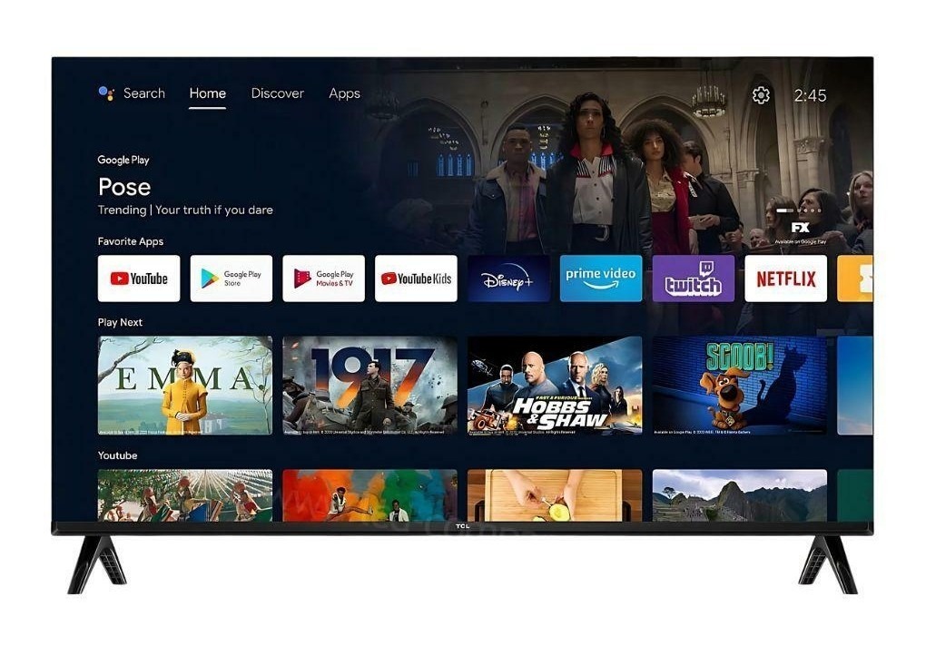 Image de SMART TV -VENEZIA 43'' Google tv 2K Recepteur integré - Unbranded