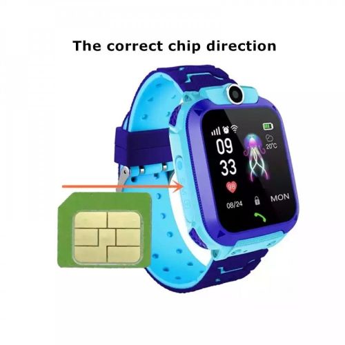 Image de Smart Watch Tactile pour enfants et Bébé avec Caméra carte sim GPS localisateur - Unbranded