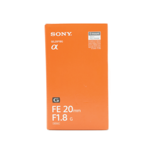Image de Sony SEL20F18G - Objectif FE 20mm F1.8 G Plein Format - Unbranded