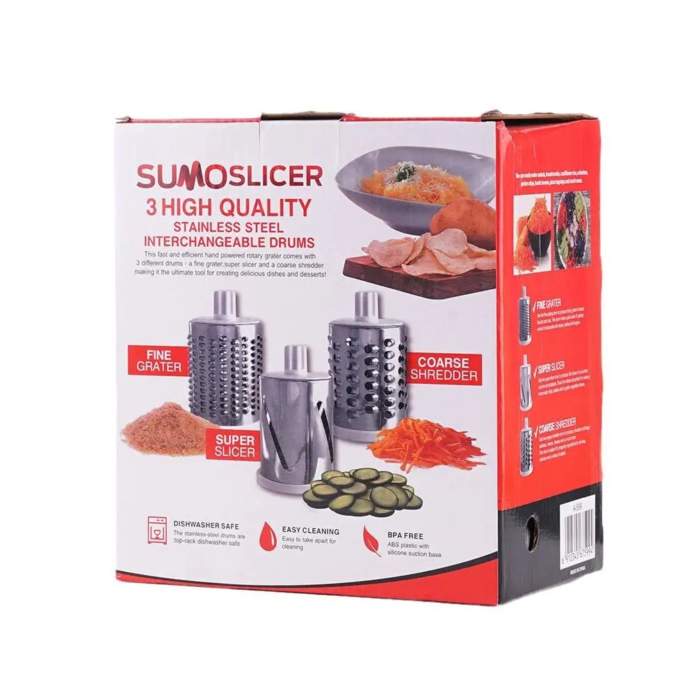 Image de SumoSlicer – Coupe-Légumes et Râpe Rotative - Unbranded