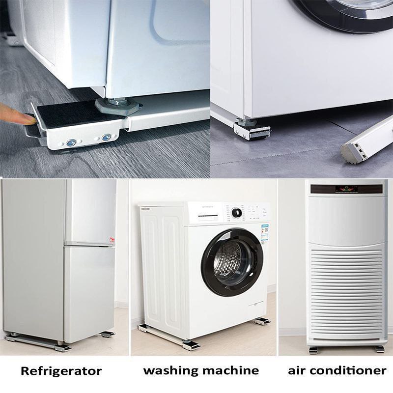 Image de Support de réfrigérateur réglable pour machine à laver, réfrigérateur et congélateur - Unbranded