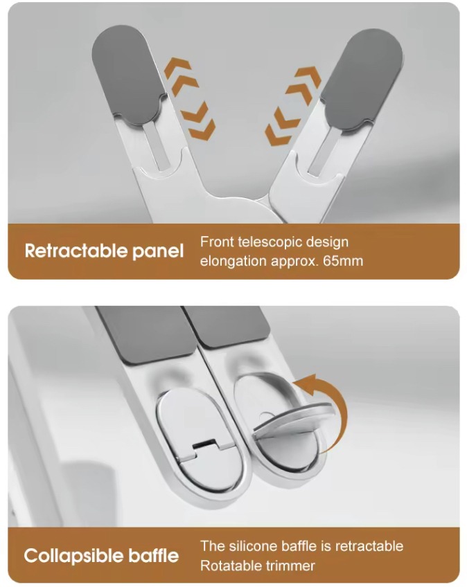 Image de Support pour PC Portable en Aluminium - Pliable et Réglable - Unbranded