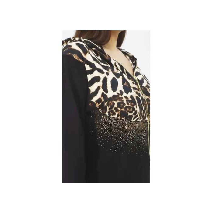 Image de survêt 2 pcs importe de Turquie Femmes Ref 80 - Noir