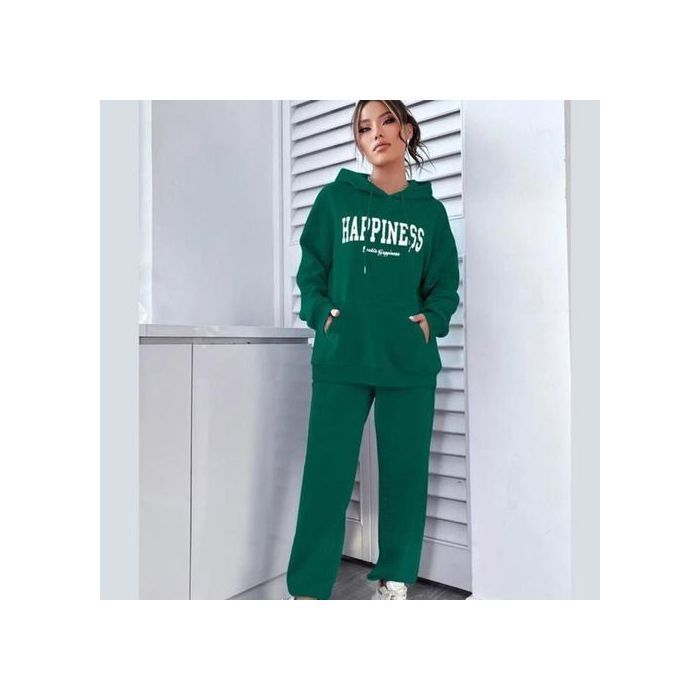 Image de Survêtement 2 Pièces Ensemble Jogging Tracksuit Hoodies Femmes Ref 54 - Vert