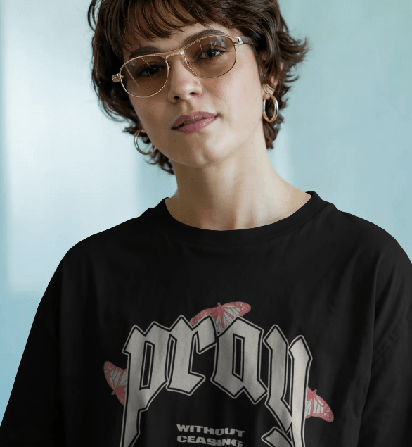 Image de T-shirt Pray &amp; Fly - Unbranded