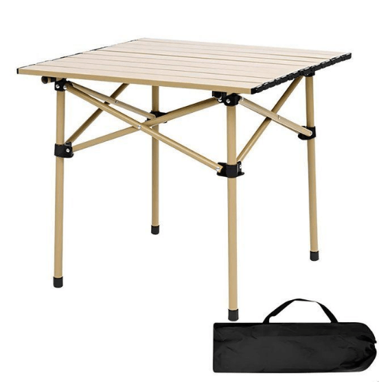 Image de Table de camping pliable - 53x51x50 cm - Couleurs aléatoires - Mixte - Adulte - Unbranded