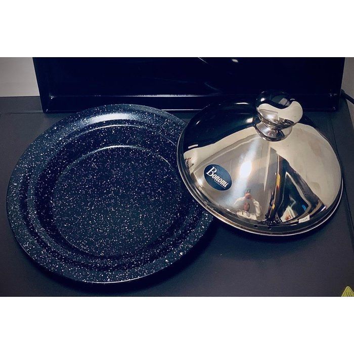 Image de Tagine - Inox - 36CM - Couvercle en inox - Compatible tous feux - Granit - Unbranded