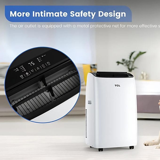 TCL Climatiseur 12000 BTU Mobile 4 en 1 Dual Motor filtres Direct-Wash, TAC-12CHPB/DM4