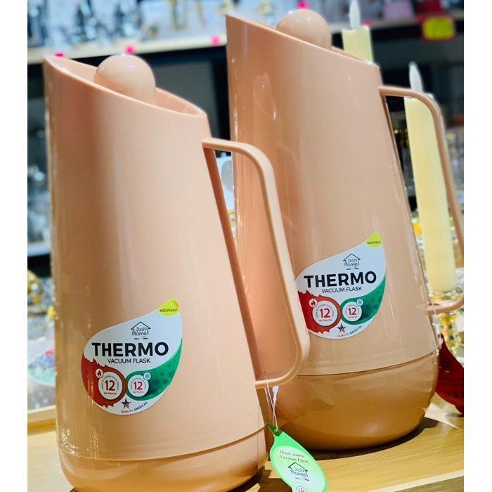 Image de Thermos 2 pieces 1L+500ML - bouteille isotherme Set de 2 Thermos couleurs aléatoires - Unbranded