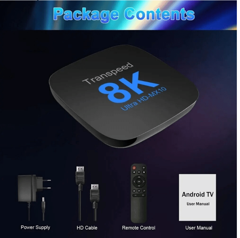 Image de TV Box ANDROID 13 64GB ROM 4GB RAM Double Wifi Avec TV Apps 8K BT5.0 - Unbranded