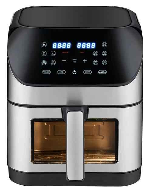 Image de Venezia Friteuse électrique à air friteuse sans huile XXL 8 litres friteuse air fryer écran tactile LED - Unbranded