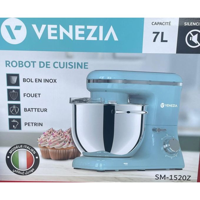Image de Venezia Robot de Cuisine, pétrin multifonctions STAND MIXER - 7L 1900 W - Unbranded