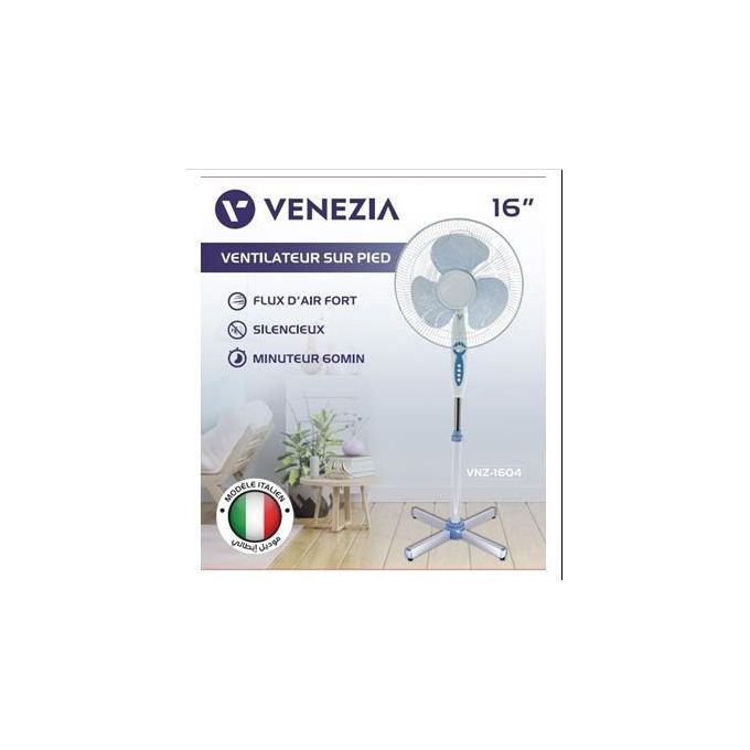 Image de Ventilateur sur pied VENEZIA - Silencieux - 16 pouces - Unbranded