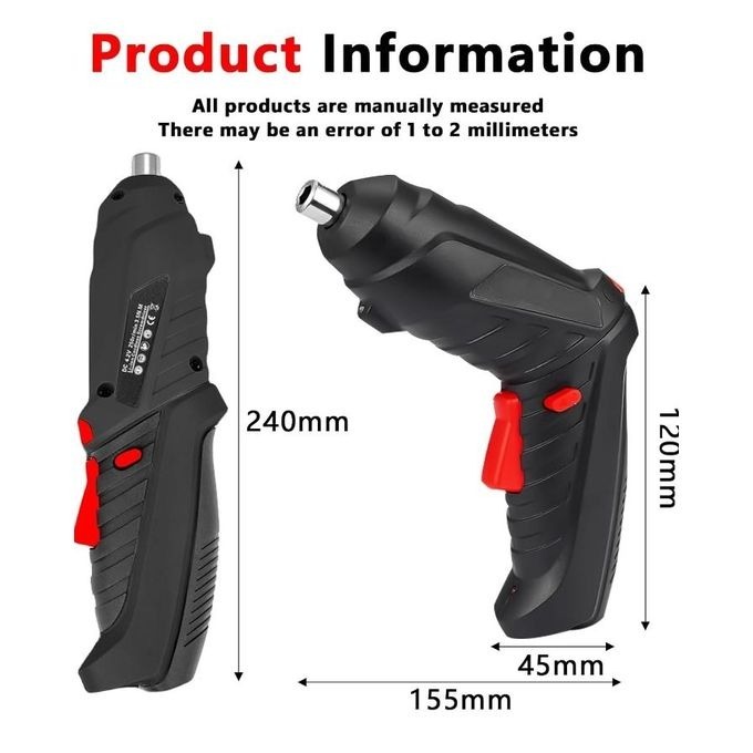 Image de Visseuse Électrique 47 en 1 - Tournevis sans Fil Pratique - Unbranded