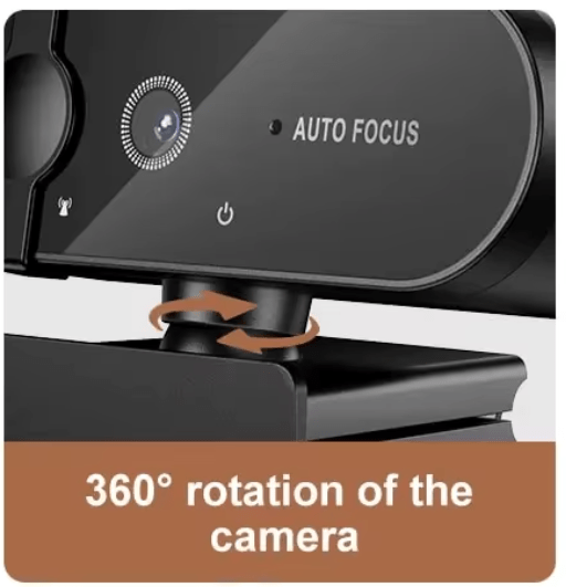 Image de Webcam 1080P Microphone integre, USB, avec couvercle anti-espion - Unbranded