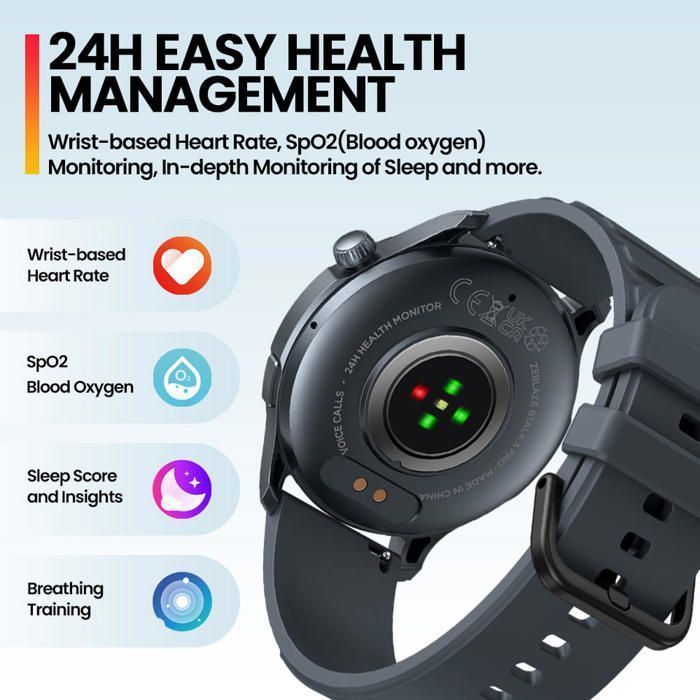 Image de Zeblaze Btalk 3 PRO 1.43 ''AMOLED affichage montre intelligente faire/réponse des appels téléphoniques - Rose - Unbranded