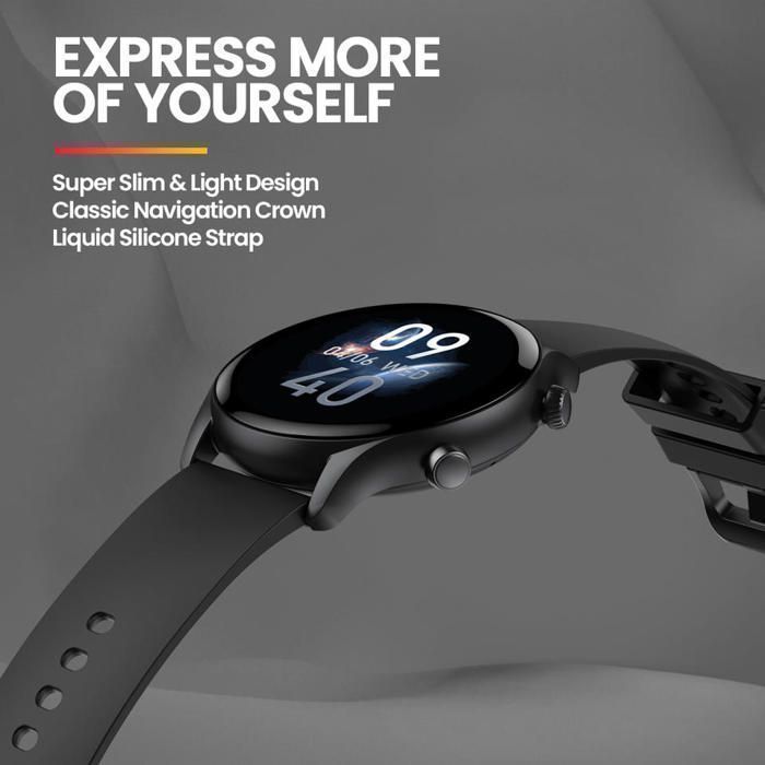 Image de Zeblaze Btalk 3 Pro montre intelligente 1.39 pouces AMOLED affichage Hi-Fi Bluetooth - Noir - Unbranded
