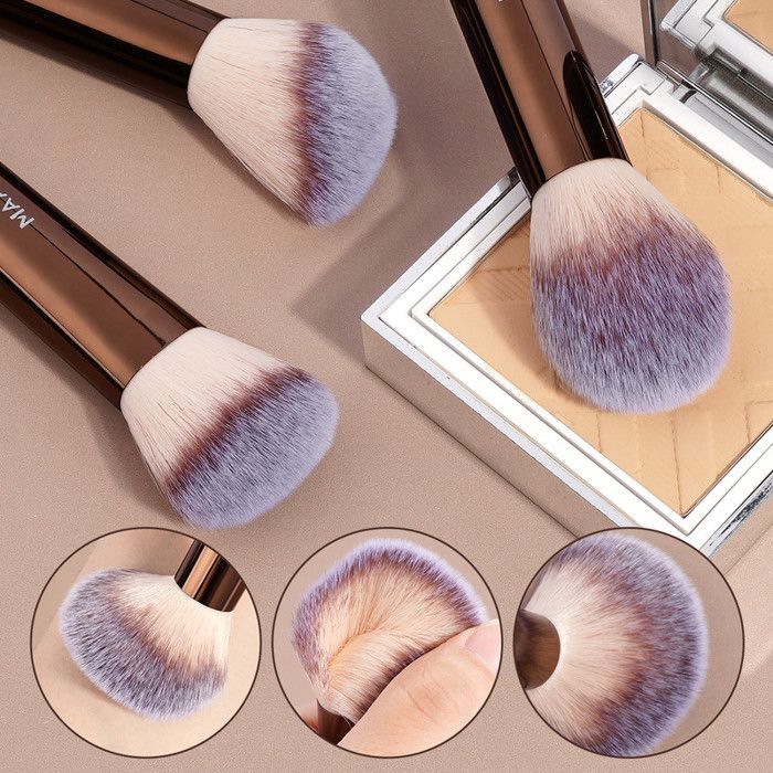 Image de 13pcs Make-up brush with 2pcs puff and bag - Unbranded