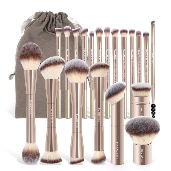 Image de 20pcs Make-up brush with bag - Unbranded