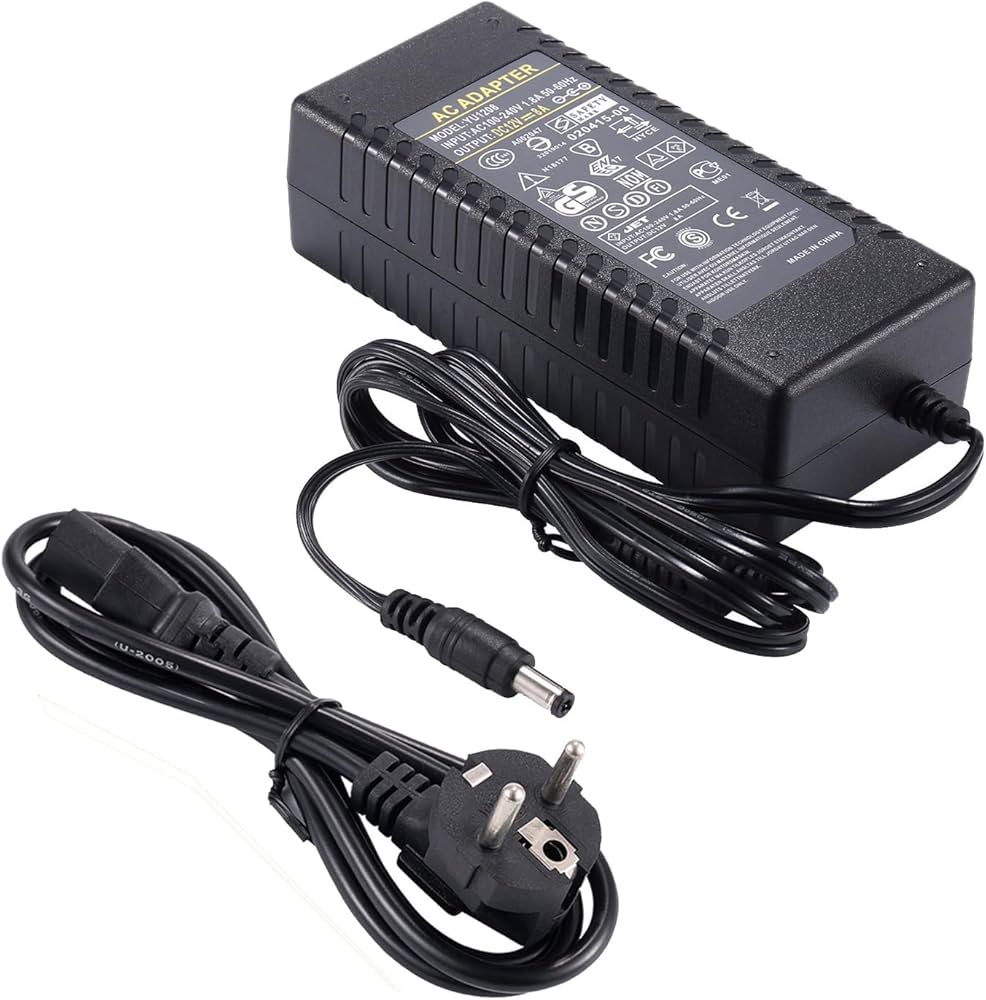 Image de ADAPTATEUR D'ALIMENTATION 12V/5A PROFESSIONNEL : - Unbranded