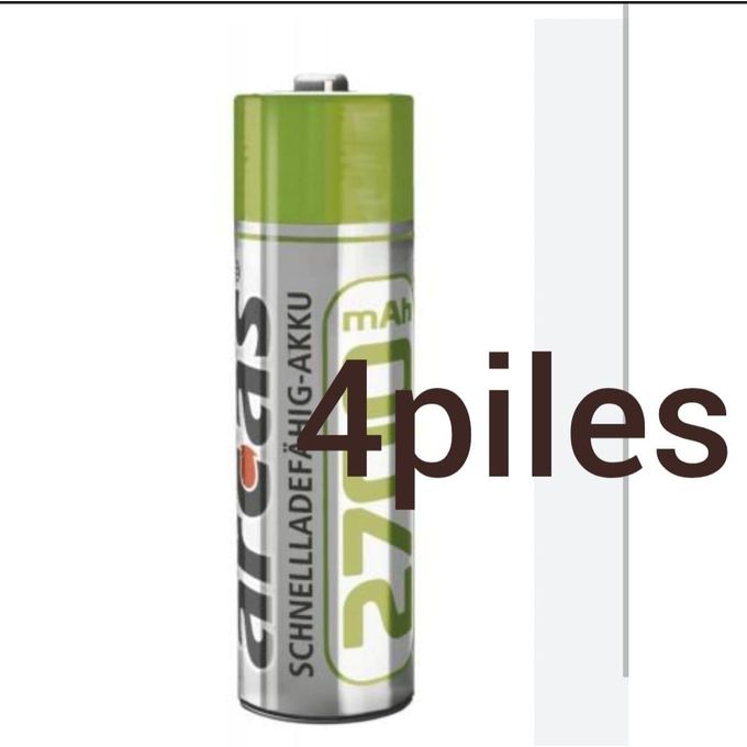 Image de Arcas Pack 4 Piles rechargeable 800 mAh - AA - - Unbranded