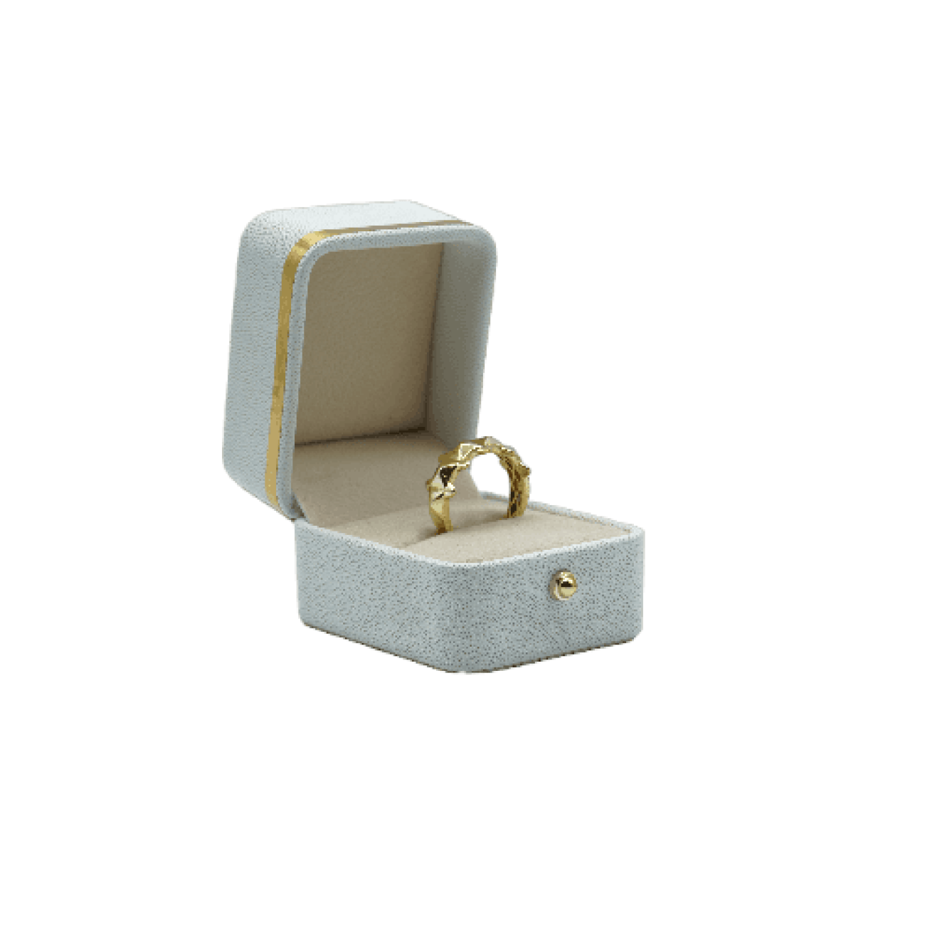 Bague Clash en or jaune 18 Carat ( 3,40g )