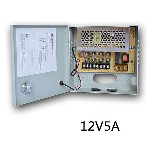 BLOC D'ALIMENTATION 4CH POUR CAMERAS 12V/5A Sortie:12V/5A DC +4FUSIBLESBLOC D'ALIMENTATION 4CH POUR CAMERAS 12V/5A Sortie:12V/5A DC +4FUSIBLESBLOC D'ALIMENTATION 4CH POUR CAMERAS 12V/5A Sortie:12V/5A DC +4FUSIBLES