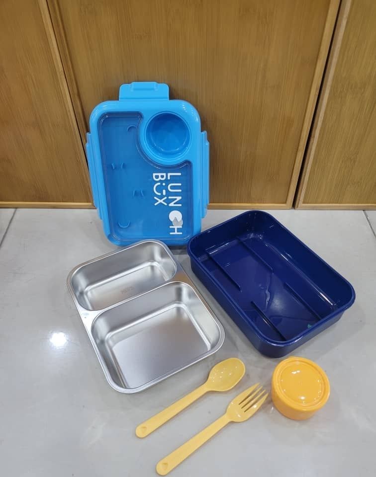 Image de Boîte à lunch en acier inoxydable pour enfants