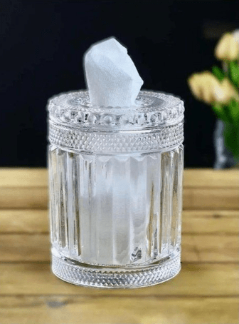 Image de Boite a Mouchoirs En Verre de très bonne qualité Transparent 17cm/12,5 - Unbranded
