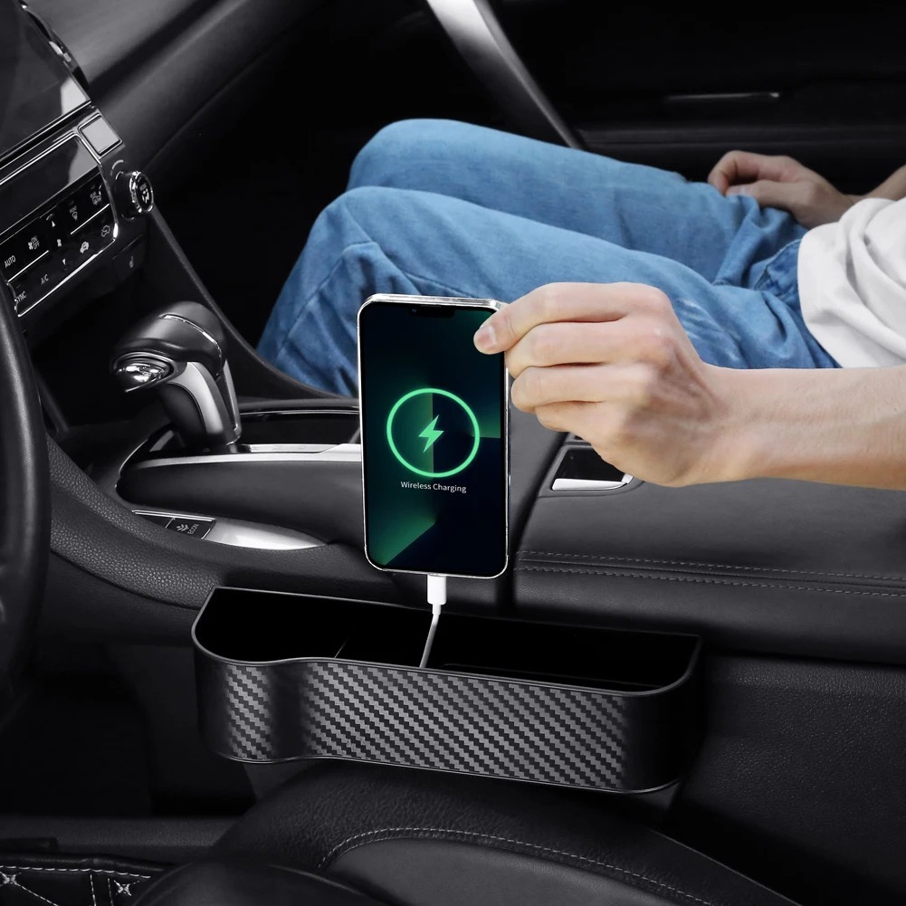 Image de Boîte de Rangement pour Voiture – Pochette de Rangement avec Siège Plat - Unbranded